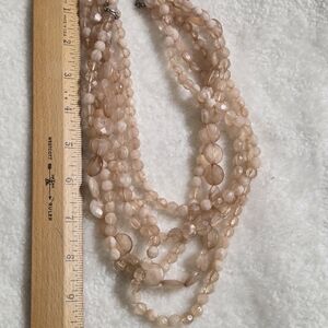 LOFT Blush Beaded Necklace